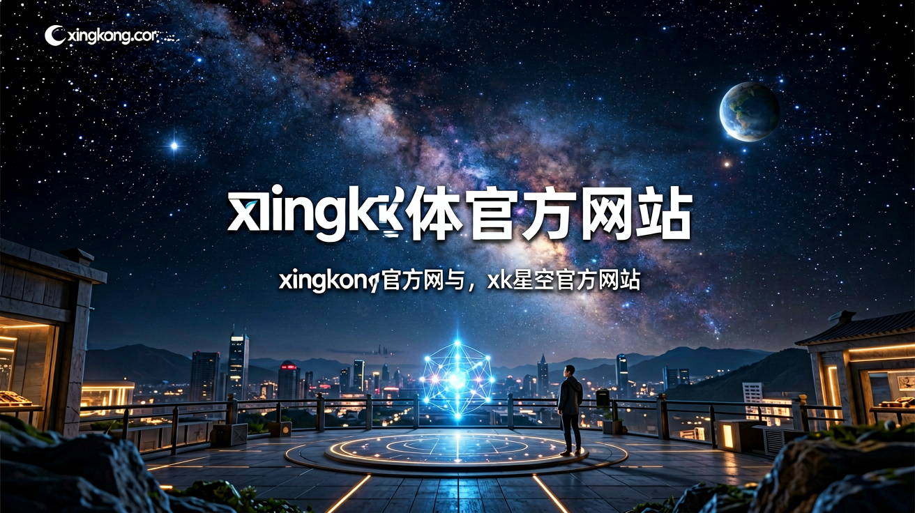 xk星空平台首页背景，展示星空主题视觉设计
